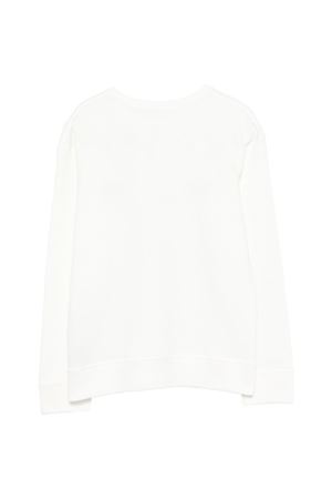 felpa in cotone bianco GUCCI KIDS | 855825XJHPV9214